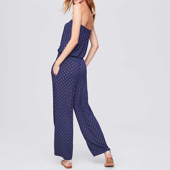 strapless beach jumpsuit